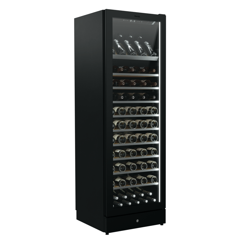 VWM198PBA_9_1_ANG_L_Closed.png Image of Refrigerator Freestanding Vintec Premium Wine 126Bottle TelescopicShelves