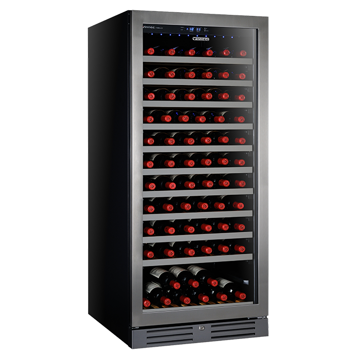 VWS130SSB_Angle_HERO.png Image of Refrigerator Freestanding Vintec Wine 130Bottle