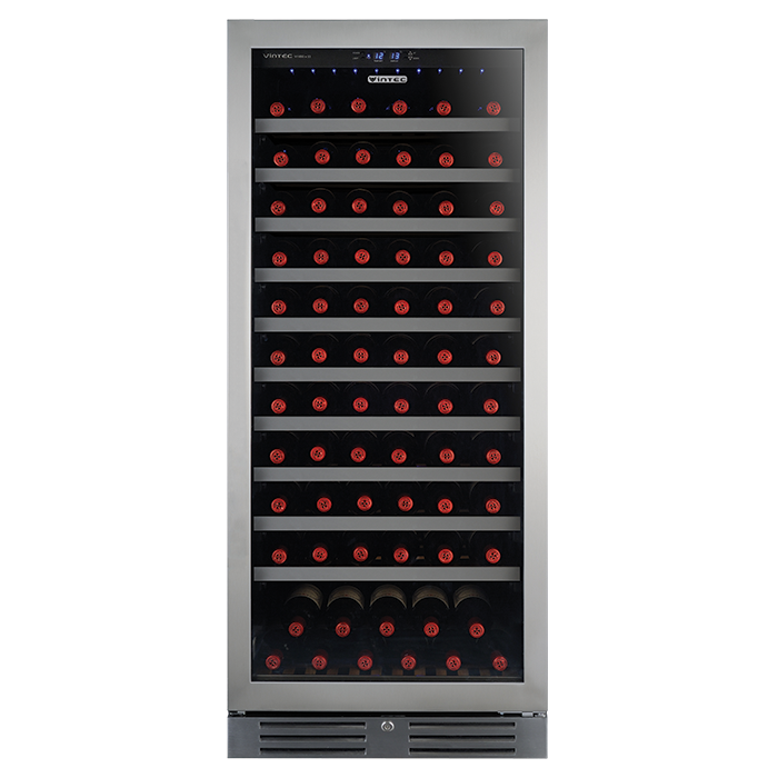 VWS130SSB_Front_P_DE copy.png Image of Refrigerator Freestanding Vintec Wine 130Bottle