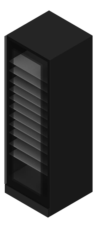 Refrigerator Freestanding Vintec Premium Wine 126Bottle TelescopicShelves