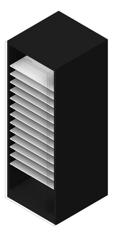 3D Shaded Image of Refrigerator Freestanding Vintec Premium Wine 180Bottle TelescopicShelves