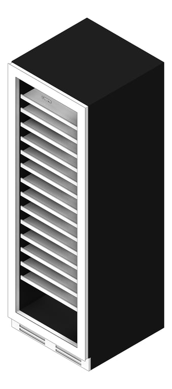 3D Shaded Image of Refrigerator Freestanding Vintec Wine 170Bottle
