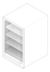 3D Documentation Image of Refrigerator Underbench Vintec Wine 35Bottle