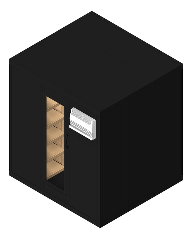 3D Shaded Image of Refrigerator WalkIn Vintec ESpace Wine