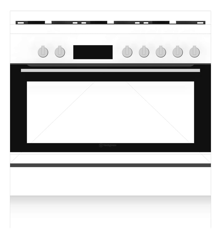 Front Image of Cooker Upright Westinghouse DualFuel