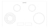 Plan Image of Cooktop Ceramic Westinghouse 900 TouchControl
