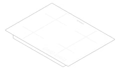 3D Documentation Image of Cooktop Induction Westinghouse 700