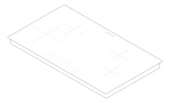 3D Documentation Image of Cooktop Induction Westinghouse 900