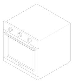 3D Documentation Image of Oven Electric Westinghouse 600