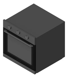 3D Shaded Image of Oven Electric Westinghouse 600