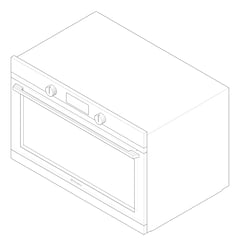 3D Documentation Image of Oven Electric Westinghouse 900
