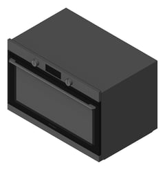 3D Shaded Image of Oven Electric Westinghouse 900