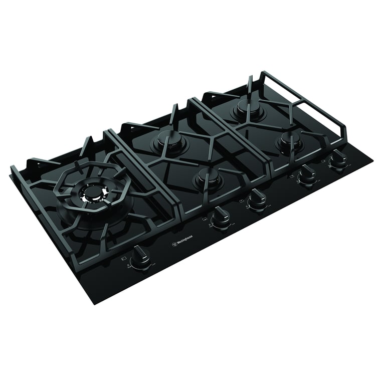 Westinghouse 90cm Ceramic Cooktop WHG955BCA.jpg Image of Cooktop Gas Westinghouse 900 Glass