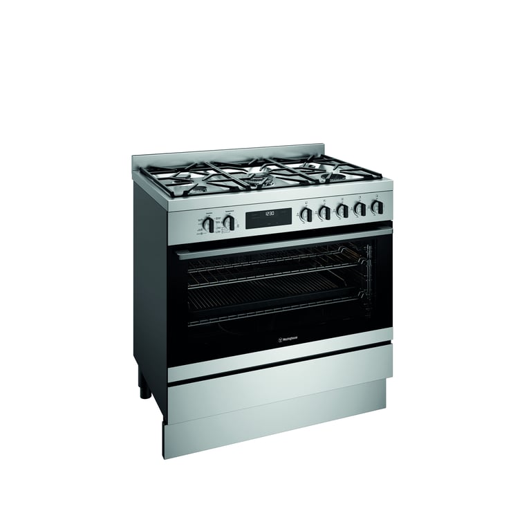 Westinghouse 90cm Freestanding Oven WFE9515SD.jpg Image of Cooker Upright Westinghouse DualFuel