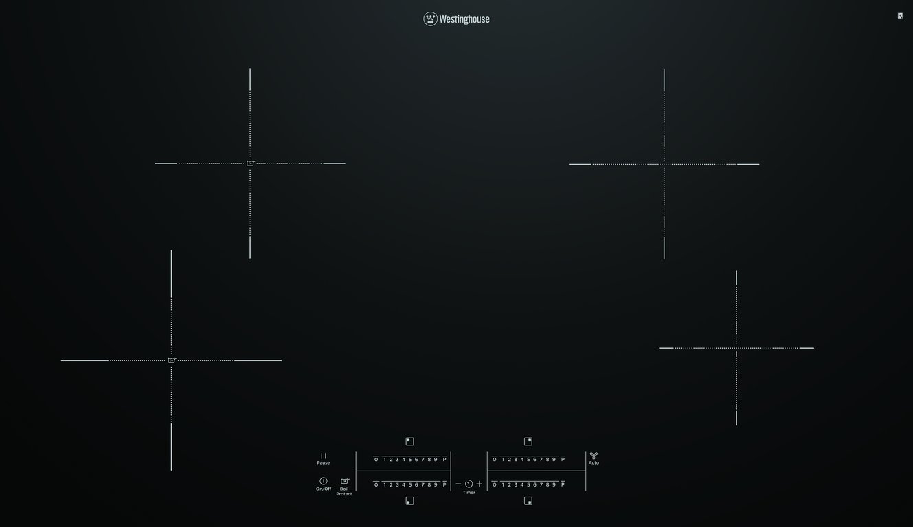 Westinghouse 90cm Induction Cooktop WHI943BD.jpg Image of Cooktop Induction Westinghouse 900