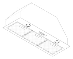 3D Documentation Image of Rangehood Integrated Westinghouse 800