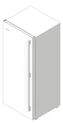 3D Shaded Image of Freezer SingleDoor Westinghouse