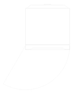 Plan Image of Refrigerator Freezer Westinghouse 425L