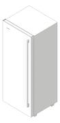 3D Shaded Image of Refrigerator SingleDoor Westinghouse 466L