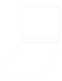 Plan Image of Refrigerator SingleDoor Westinghouse 466L